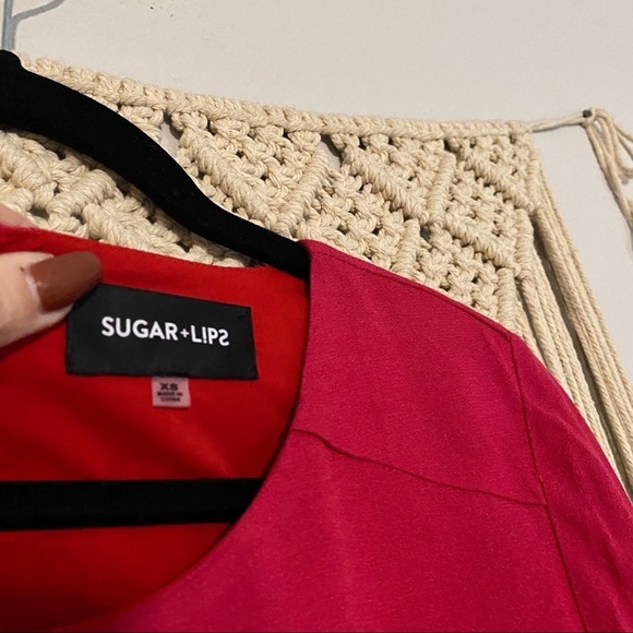 Sugar + Lips Frill Sleeve Mini Dress - Picture 4 of 4